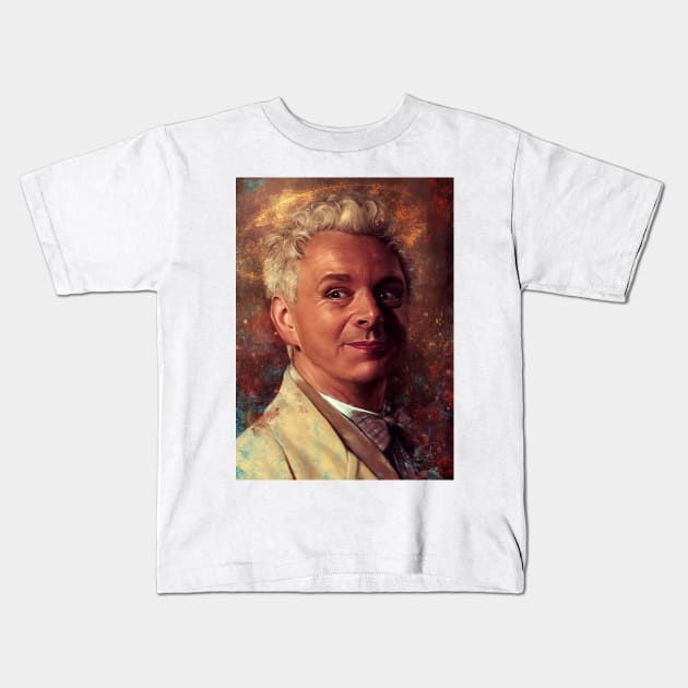 Aziraphale Kids T-Shirt by andycwhite